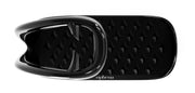 Top view of the magnetic safety stirrups Ophena S in color Onyx Black with Pro Grip